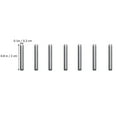 thumbnail image 2 of KHBUAB 40Pcs Steel Drive Shaft for Robot Building Diy Projects 3x20mm 2x0.3x0.3in, 2 of 8