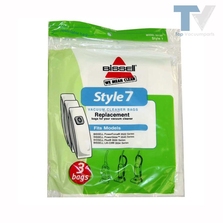 18 Pack of Bissell Style 1 and 7 Micro Allergen Vacuum Cleaner Bags 