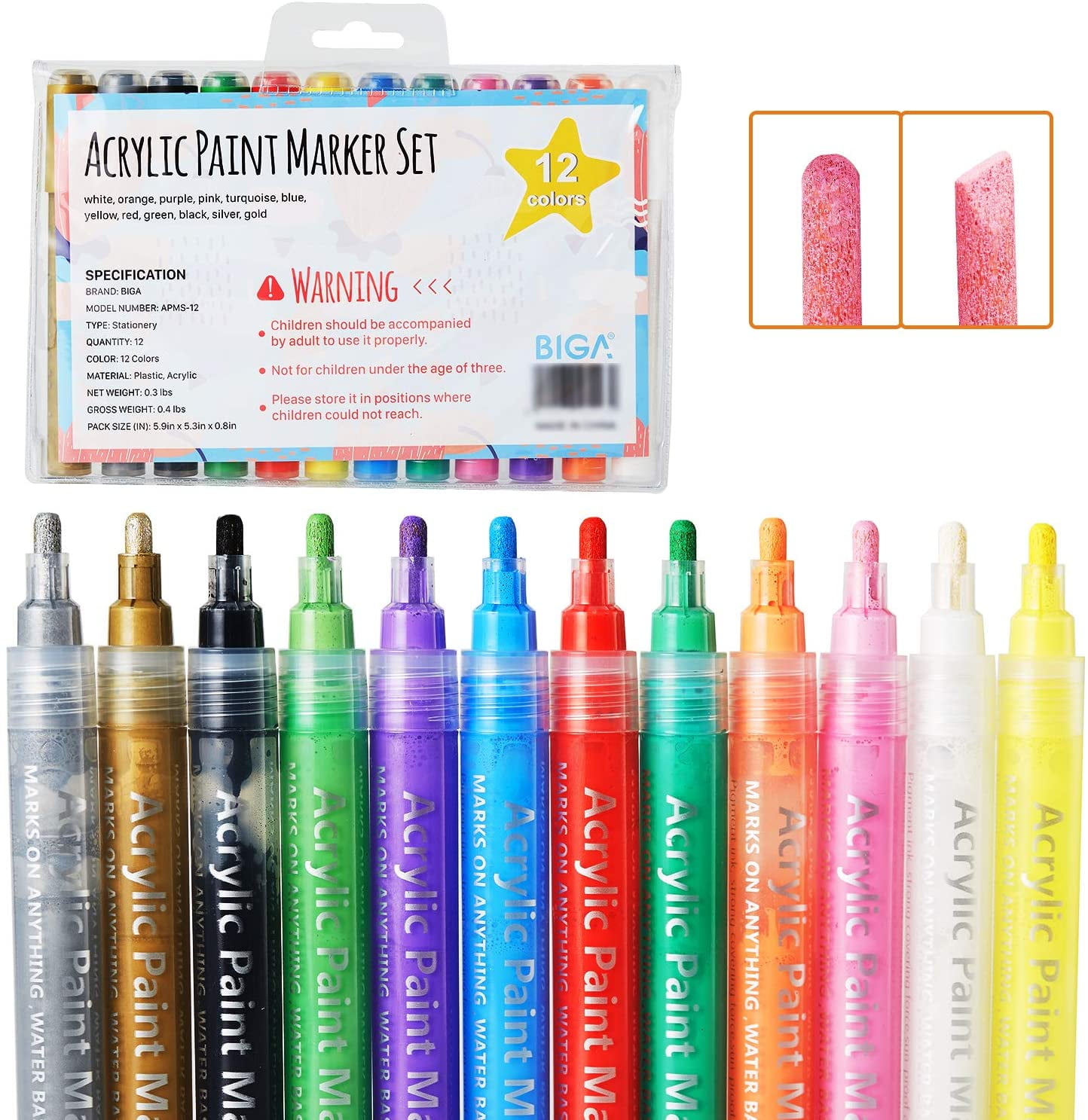 Acrylic paint pens for canvas – Ecopet