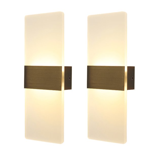 Lámpara de pared moderna LED con atenuación Rewera, luz de noche con luz de juego, adecuada para salas de estar interiores, etc.