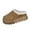 Khaki, variant on HaoXun Women's Winter Clogs with Faux Fur Lining - Fashionable Casual Slip-On Shoes for Indoor and Outdoor Wear