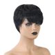 thumbnail image 2 of Peluca diaria recta de corte pixie de 8 "con flequillo pelucas de cabello humano corto en capas Sunnimix Pelucas rectas mullidas cortas, 2 of 8