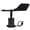 Black, variant on NFTIGB 360 Degree Wind Transmitter Transducer Wind Speed Anemometer Instruments for Ambient Weather 1-5V 5V Power Supply Precise Professional Measurement Tool for Greenhouse Weather Station
