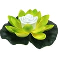 thumbnail image 1 of Floating Pool Light, Flower Pond Led Light with Color Changing, Floating Lamp Battery Operated Lily Pad Flower, Foam Flowers Ornament for Pond Decor, 1 of 8