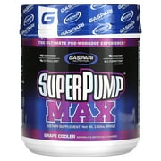 Gaspari Nutrition Superpump Max Pre Workout Powder, Grape Cooler, 40 Servings