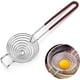 thumbnail image 1 of Separador de huevos de acero inoxidable 304 con mango largo, color marrón, 1 of 5