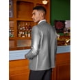 thumbnail image 3 of COOFANDY Mens Sparkly Blazer Stylish Jacket Regular Fit Metallic 70s Disco Party Dance Jacket, 3 of 6