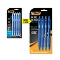 thumbnail image 2 of BIC Glide Retractable Ball Point Pen, Bold Point, 1.6mm, Blue Ink, 4 Count, 2 of 9