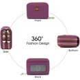 thumbnail image 3 of Porte-Cartes RFID, Petit Étui à Cartes en Cuir avec Fermeture Éclair pour Femmes, 3 of 5