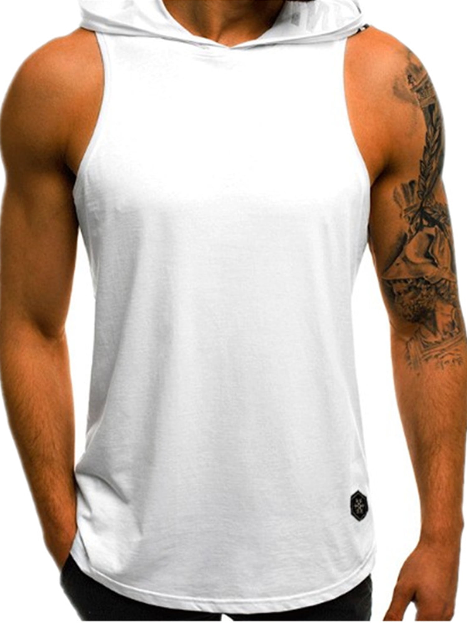 Oopp Jfhg Vest Sleeveless Shirts Fit Mens Always Be Yourself Moose Sand Muscle 
