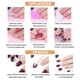 thumbnail image 3 of 1 Juego de parches tipo varios estilos, alto nivel de apariencia, kit de manicura de uñas postizas extraíbles, decoración de uñas, 3 of 6
