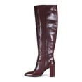 thumbnail image 3 of Diba True Women's Text Back Leather Tall Knee-High Boot (Bordo, 7.5), 3 of 5
