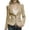 Khaki womens tops, variant on LangJing Womens Zip Up Casual Blazers Open Front Long Sleeve Work Office Suit Jackets Notch Lapel Slim Fit Lightweight Blazer Navy,XXL