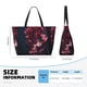 thumbnail image 4 of Easygdp Mesmerizing Pink Jellyfish Bolsa de Viaje de Playa de Gran Capacidad, Bolsa Tote Perfecta para la Playa, Escapadas de Fin de Semana y Viajes, 4 of 7