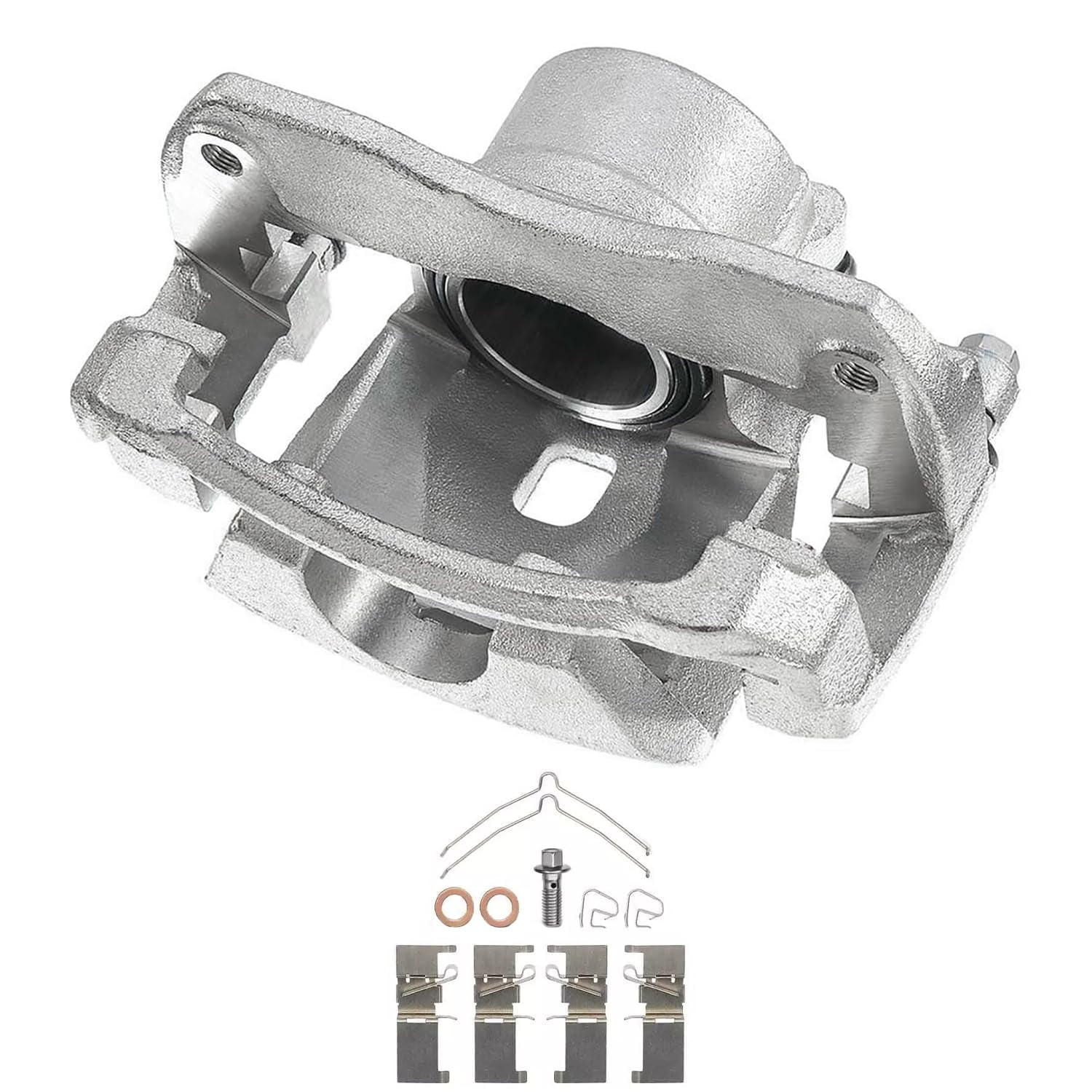 Detroit Axle - Front Brake Calipers for 07-17 Toyota Camry 08-18 Avalon 07-18 Lexus ES350, Disc Brake Calipers with Bracket 2007 2008 2009 2010 2011 2012 2013 2014 2015 2016 2017 Replacement