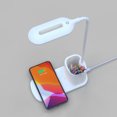 thumbnail image 5 of HESITONE LED Desk Lamp with Wireless Charger USB Charging Port with for Touch Control 3 Light Hues Pen Holder Box for Kid, 5 of 8
