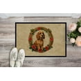 thumbnail image 2 of Carolines Treasures DAC2346MAT 18 x 27 in. Unisex Cocker Spaniel Christmas Flowers Doormat, 2 of 5