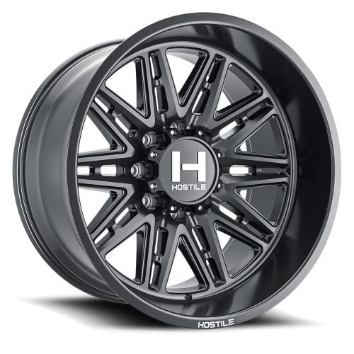 20x10 Hostile H126 Maniac Asphalt (Satin Black) Wheel 8x170 (-19mm)