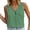 Green Tank Tops, variant on Women Summer Solid Color Fashion Sleeveless Shirt For Casual V Neck Tank Tops Blouse Tunic Holiday Ladies Camisole