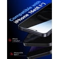thumbnail image 3 of Protector de pantalla de privacidad MAGIC JOHN 2 Pack para iPhone 16e, 3 of 7
