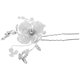 thumbnail image 3 of KAKOWELY Horquilla de flor de cristal, elegante horquilla en forma de U, accesorio para el cabello para novia o boda., 3 of 4