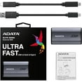 thumbnail image 7 of ADATA SE880 500GB - Up to 2000 MB/s- SuperSpeed USB 3.2 Gen 2x2 USB-C External Portable SSD Titanium (AELI-SE880-500GCGY), 7 of 7
