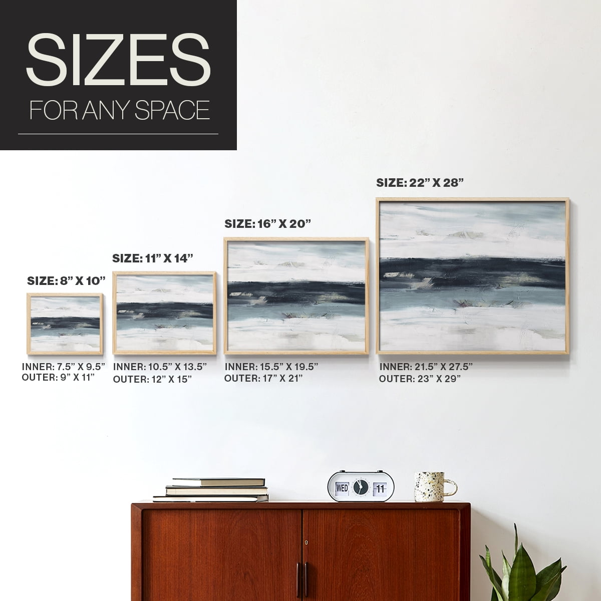 Above Us by Judith Shapiro - Restickable Framed Giclée Print