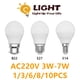 thumbnail image 2 of Minibombilla LED G45 3W-7W E14 E27 B22 AC220V-240V alto lumen sin estroboscópico luz blanca cálida adecuada para cocina inodoro luz descendente, 2 of 4