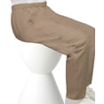 thumbnail image 1 of Silverts Women Open Back Gab Pant, 2XL Plus Size, Taupe, 1 of 2