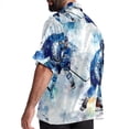 thumbnail image 3 of Ice Hockey Men's Short Sleeve Poplin Button Down Shirts - Casual Printed Summer Beach Tops for Men, 3 of 6