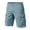 Light Blue, variant on Fewfanhot Men's Big & Tall Multi-Pocket Cargo Shorts, Elastic Waist Drawstring Casual Outdoor Summer Shorts, S-5XL
