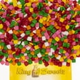 thumbnail image 2 of Double Bubble Assorted Chewing Gum Chiclets 3 Pounds Sugar Candy Gumball Candy Machine Refills in a Bulk Resealable King of Sweets Bag, 2 of 5