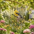 thumbnail image 5 of Graceful Hummingbird Wind Chime Goldfinch Bird Acrylic Wind Chime Suncatcher with Crystal Beads, Metal Hanging Decor for Garden Patio Window Indoor Outdoor Gift, 5 of 6