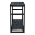 thumbnail image 4 of Furniture of America Quint 1-Shelf Wood Indoor End Table, Rustic Navy Blue, 4 of 8