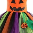 thumbnail image 7 of Halloween Tutu Dress Christmas Outfits Cute Pumpkin Sparkly Dresses with Straps #05 Orange Size 3Y, 7 of 7