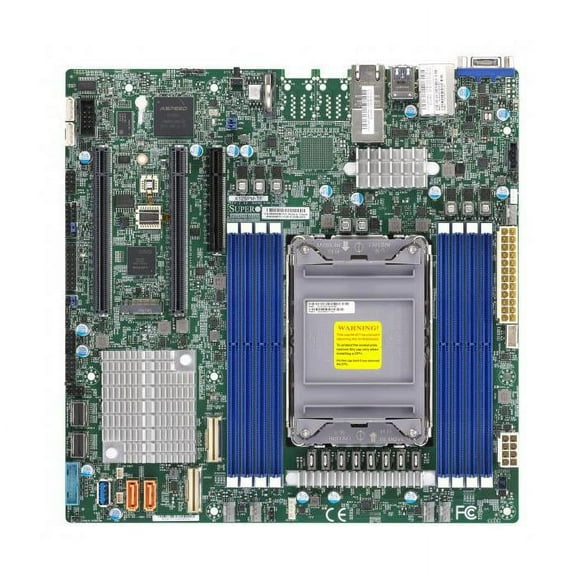 Supermicro X12SPM-TF Motherboard - 3rd Gen Intel Xeon Scalable processors - Intel C621A Chipset - Single Socket LGA-4189 (Socket P ) - DDR4 micro ATX