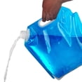 thumbnail image 3 of Collapsible Water Container Bag, BPA Free Food Grade Clear Plastic Storage Jug for Sport Camping Riding Mountaineer,Freezable,Food Grade ( 4-pack), 3 of 5