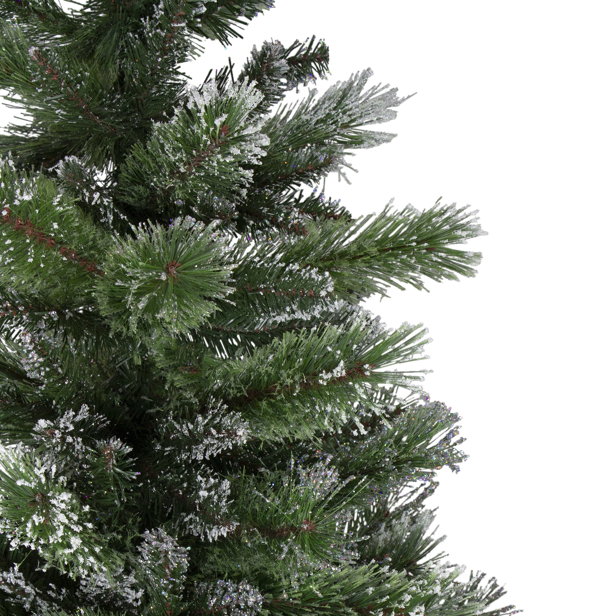 Snowy Mixed Montana Pine Artificial Christmas Tree - 6' - Unlit