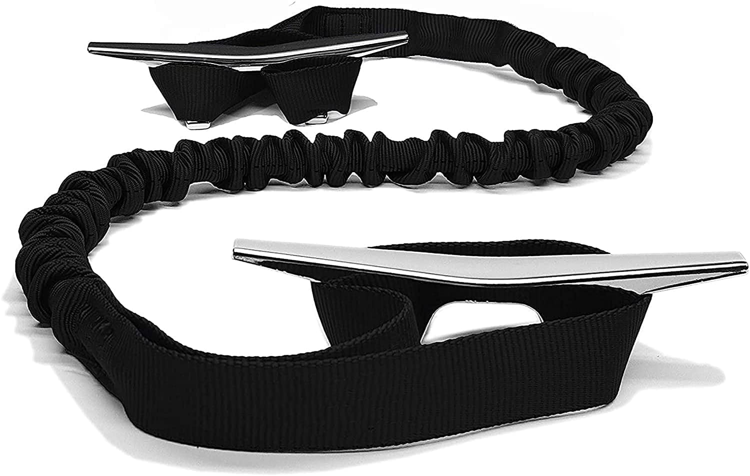Boat Lines & Dock Ties Boat Dock Tie Bungee, Made in USA, 2-9 inch Loop  Pack of 2- Made in USA (Black, 36 inch) 