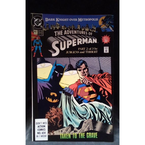 Pre-Owned Adventures of Superman #467 1990 DC Comics Comic Book