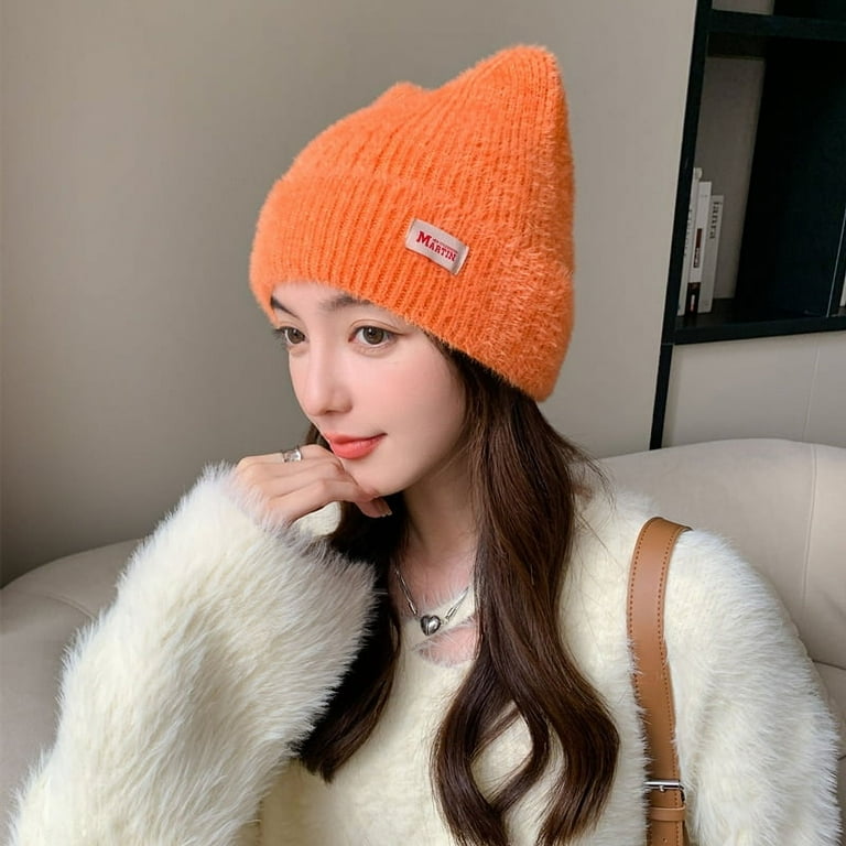 帽子 andwang Fluffy cat knit hat 71a5etEZL5L._SY350_QL65_.jpg