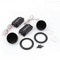thumbnail image 2 of 20mm Dia Flush Mounted Black Car Dome Tweeter 120W 92dB 2 Pcs, 2 of 3