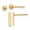 Yellow, variant on Fine Jewelry 14K Yellow Gold 3mm Ball Bar Stud Earring Set for Women