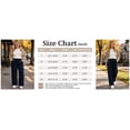 thumbnail image 3 of TEMOFON Sweatpants for Women Loose Fit Casual Comfy Lounge High Waist Drawstring Elastic Sweatpants Flowy Palazzo Pants with Pocket, 3 of 9