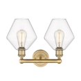 thumbnail image 3 of Innovations Lighting  Cindyrella - 2 Light 17" Bath Vanity Light Clear/Brushed Brass, 3 of 5