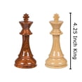 thumbnail image 5 of Juego de ajedrez, el mejor juego de ajedrez, tablero plegable de madera con incrustaciones de Abigail, 5 of 5