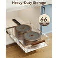 thumbnail image 5 of YASLIM  Cabinet Organizer,  Lower Cabinet, for Kitchen, Condiment Organizers, 2-Pack, Silver, 5 of 7