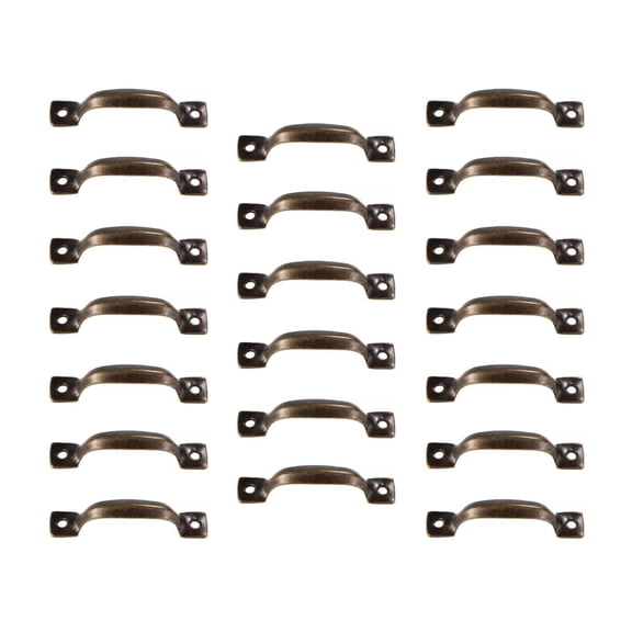 20pcs 2.08 Inch Vintage Barn Door Handle Closet Door Handle Stainless Steel Pull Handle for Retro Kitchen Cabinet Hardware Drawer