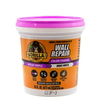 Gorilla Wall Repair Spackle Color Change 16 oz Tub