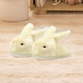 thumbnail image 2 of Toddler Bunny Slippers Girls Boys Kids Bunny House Slipper Winter Rabbit Slippers, Cute Soft Plush Anti-Slip House Kids Rabbit Warm Winter Slippers for Indoor Outdoor, 2 of 6